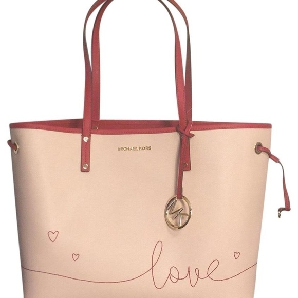 Michael Kors MK Love Heart Rare Tote Valentine Bag - Picture 4 of 8
